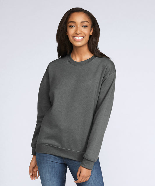 Softstyle midweight fleece adult crew neck