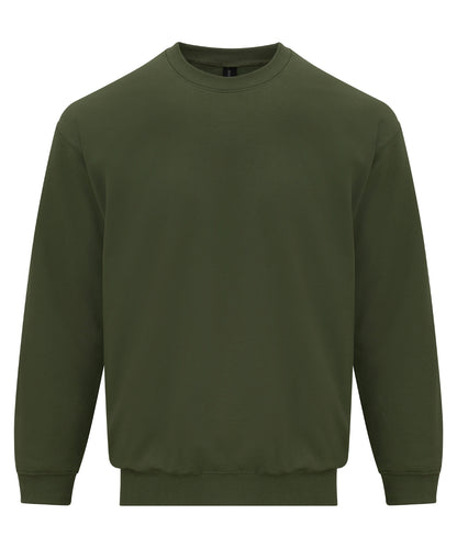 Softstyle midweight fleece adult crew neck