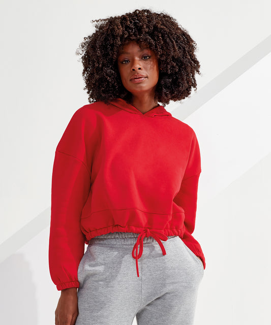 Women's TriDri cropped oversize hoodie
